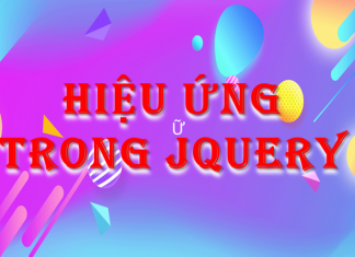 Hiệu ứng trong jquery hiệu ứng trong jquery