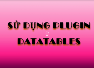Sử dụng plugin Datatable