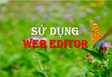 Sử dụng WebEditor sử dụng webeditor