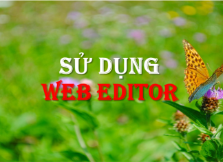 Sử dụng WebEditor sử dụng webeditor