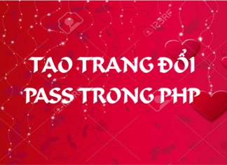 Tạo trang đổi mật khẩu trong php Tạo trang đổi mật khẩu trong php