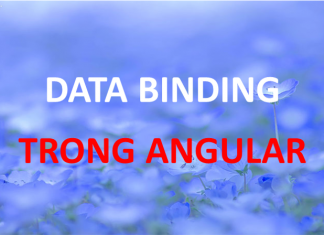 Data Binding trong Angular Data Binding Trong Angular