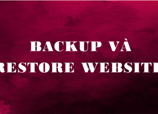 Backup và Restore website backup và restore website