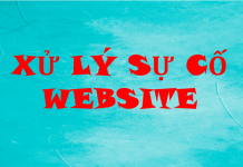 Xử lý sự cố website xử lý sự cố website