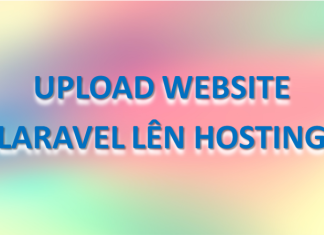 Upload Laravel lên hosting