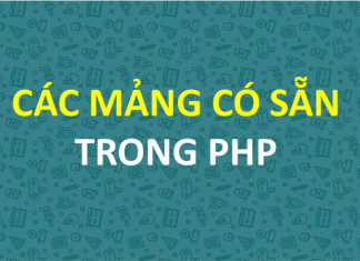 Các mảng có sẵn trong php