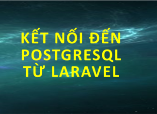 Kết nối đến PostgreSQL từ Laravel