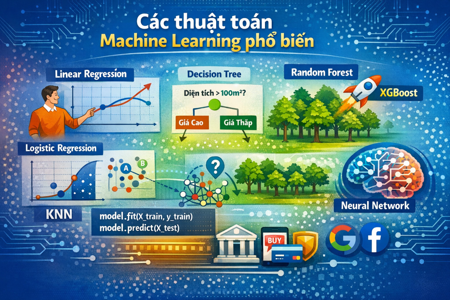 Các thuật toán Machine Learning phổ biến
